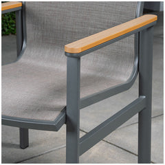 SunVilla Sara Sling Dining 7 Piece Set