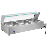 Devanti Commercial Bain Marie Electric Buffet Pan And Food Warmer