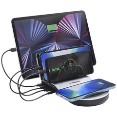 mbeat Gorilla Power 50W Qi Certified Multi-Device USB & Wireless Charging Dock MB-UWC-5K