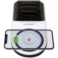 mbeat Gorilla Power 50W Qi Certified Multi-Device USB & Wireless Charging Dock MB-UWC-5K