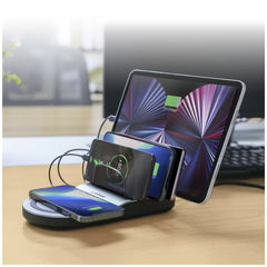 mbeat Gorilla Power 50W Qi Certified Multi-Device USB & Wireless Charging Dock MB-UWC-5K