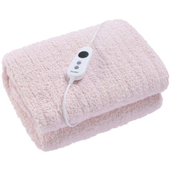 Dreamaker Teddy Fleece Heated Throw