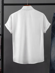 Manfinity Basics Men 1pc Solid Button Up Shirt