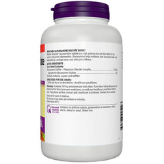 Webber Naturals Glucosamine Sulfate 1500mg 180 Tablets