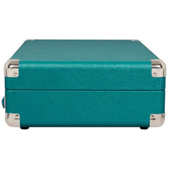 Crosley Cruiser Deluxe Portable Turntable Teal with Free Record Storage Crate