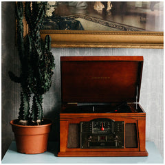 Crosley Lancaster Turntable With Bluetooth Paprika CR42D-PA