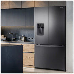 Hisense 634L PureFlat French Door Fridge Dark Steel HRFD634BW