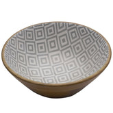 Mikasa Enameled Mango Wood Serving Bowl