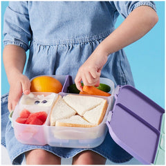 B.box Kids Lunch Box 2 Pack Strawberry Shake And Lilac Pop