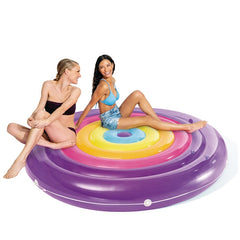 Intex Rainbow Fiesta Island Pool Float 2.01M x 24cm