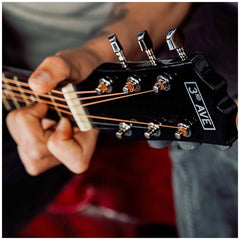 3rd Avenue Acoustic Guitar Premium Pack Black NM-STX10ABKPK2