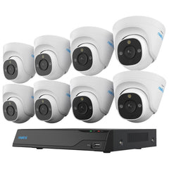Reolink 4K Professional NVR With 8 x P434 Dome Cameras