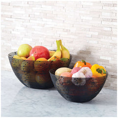 Gourmet Basics By Mikasa Metal Baskets Set Of 2