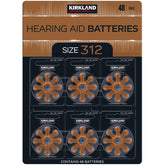 Kirkland Signature Hearing Aid Batteries Size 312 2 x 48 Pack
