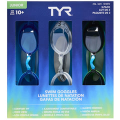 TYR Junior Goggle 3 Pack
