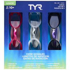 TYR Junior Goggle 3 Pack