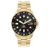 Fossil GMT Gold-Tone Stainless Steel Men's Watch FS5990