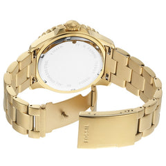 Fossil GMT Gold-Tone Stainless Steel Men's Watch FS5990