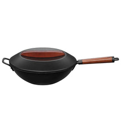 SANHO Nonstick Iron Wok 32cm - Smartyez