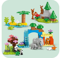LEGO DUPLO Town 3 In 1 Wild Animal Families 10446