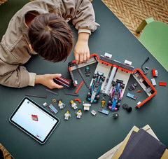 LEGO City F1 Garage & Mercedes-AMG And Alpine Cars Toy Playset 60444