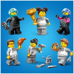 LEGO City F1 Garage & Mercedes-AMG And Alpine Cars Toy Playset 60444