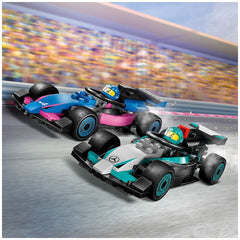 LEGO City F1 Garage & Mercedes-AMG And Alpine Cars Toy Playset 60444