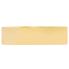 14KT Yellow Gold 6mm Lightweight Flat Band