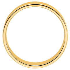 14KT Yellow Gold 6mm Lightweight Flat Band