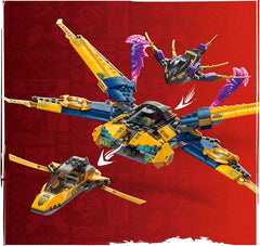 LEGO NINJAGO Ras And Arin’s Super Storm Jet Toy 71833