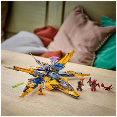 LEGO NINJAGO Ras And Arin’s Super Storm Jet Toy 71833