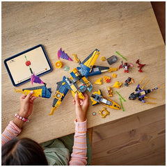 LEGO NINJAGO Ras And Arin’s Super Storm Jet Toy 71833