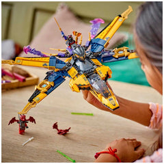 LEGO NINJAGO Ras And Arin’s Super Storm Jet Toy 71833