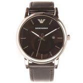Emporio Armani Classic Leather Strap Quartz Men's Watch AR1692