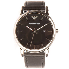 Emporio Armani Classic Leather Strap Quartz Men's Watch AR1692