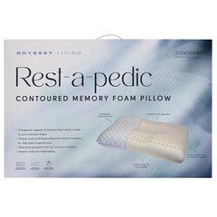 Odyssey Living Rest-A-Pedic Contoured Memory Foam Pillow