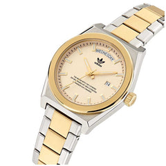 Adidas Originals Code Five Two Tone Stainless Steel Watch AOSY23542