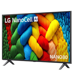 LG 43 Inch NANO80A AI LED UHD 4K Smart TV 43NANO80ASA