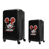 Disney Mickey Luggage Set Black 2 Piece