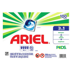 Ariel 3 In 1 Laundry Pods 100 Count