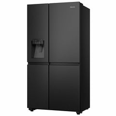 Hisense 632L Side By Side Fridge Black HRSBS633BW