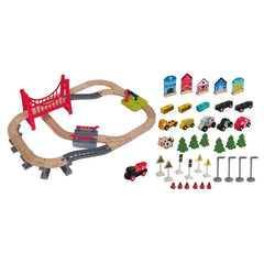 Hape Railway Storage Table Set