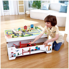 Hape Railway Storage Table Set