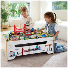 Hape Railway Storage Table Set