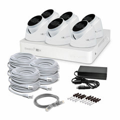 Swann 3K Wired NVR 6 Dome Camera Kit 1TB HDD With AdvancedX Security System And 24/7 Recording
