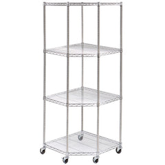 Seville Classics 4 Tier Corner Shelf