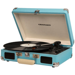 Crosley Cruiser Bluetooth Portable Turntable Turquoise CRIW8005F-TU4