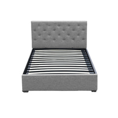 Artiss Bed Frame King Single Size Gas Lift Grey VILA