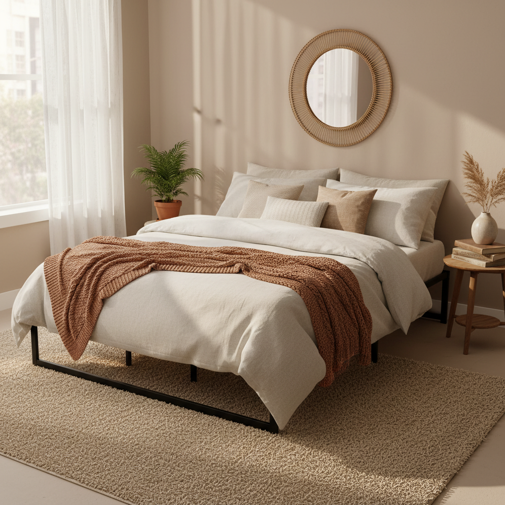 Artiss Bed Frame King Size Metal Bed Frame TINO