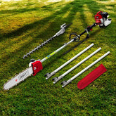 Giantz 62CC Pole Chainsaw Hedge Trimmer 12in Chain Saw 4.3m Long Reach